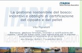 La gestione sostenibile del bosco: incentivi e obblighi di ... gestione sostenibile del... · 2 • ITABIA - Italian Biomass Association, è un’associazione indipendente e senza