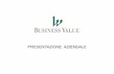 Presentazione BV std 2012 [modalità compatibilità] · Fondata a Roma da Francesco De Paolis e Bruno Piperno nel 1991, BUSINESS VALUEè una società di consulenza direzionale e di