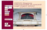 XXXVIII Stagione internazionale di concerti sugli organi ... · riccardo riStori,basso ... presso il Conservatorio “Franz Schubert” di Vienna. Dal Wally riveste il posto di organista