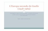 L'Europa secondo de Gaulle (5) - gspi.unipr.it · UNIVERSITA’DEGLI STUDI DI PARMA -SCIENZE POLITICHE STORIA DELLE ISTITUZIONI POLITICHE EUROPEE A.A . 2015 -2016 ... ma di inquadrarlo