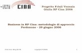 Progetto Friuli Venezia Giulia RP Cina 2006 Business in RP ... fileLe scelte strategiche e l’analisi di mercato (2) degli obbiettivi prefissati. Durante l’incontro verranno analizzate