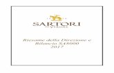 Riesame 2017 etico - sartorinet.com · Il Bilancio SA8000 è lo strumento di cui Casa Vinicola Sartori Spa (di seguito anche ... deputati al controllo di specifici adempimenti (previdenza,