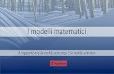 I modelli matematici - matematicalexis.altervista.org fileDeterminismo e meccanicismo (Lettura pg. 9) «…La regolarità he l’Astronomia ci mostra nel moto delle comete, ha luogo,
