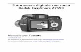 Fotocamera digitale con zoom Kodak EasyShare Z7590resources.kodak.com/support/pdf/it/manuals/urg00386/Z7590_it.pdf · ioni di litio. 1 Inserire la batteria nel caricabatteria. 2 Inserire