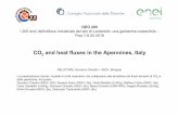 CO and heat fluxes in the Apennines, Italy - igg.cnr.it · Frondini et al., submitted Kerrick and coauthors during 1990's attempted a global estimation of CO 2 fluxes from the circum-pacific