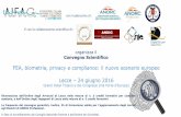 Lecce 24 giugno 2016 - studiolegalelisi.it · Lecce –24 giugno 2016 Grand Hotel Tiziano e dei Congressi (Via Porta d'Europa) E con la collaborazione scientifica di: Riconosciuto