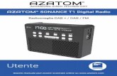 Utente - azatom.com · Siamo esperti in ingegneria del suono e grande cura nella progettazione e produzione di ogni prodotto Azatom per garantire prestazioni e qualità di livello