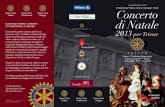 Fondazione Teatro Lirico Giuseppe Verdi Concerto · 2018-06-01 · invit o inGRESSo LiBERo Concerto di Natale 2013 per Trieste ... Tu scendi dalle stelle Nanita Nana Stille Nacht