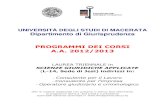 UNIVERSITÀ DEGLI STUDI DI MACERATA · 1. (A) Domenico Sorace, Diritto delle amministrazioni pubbliche, Il Mulino, 2011, cap. III, cap. IV, cap. IX, cap. XII, cap XIII e cap. XIV