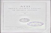 ATTI - SOCIETÀ LIGURE DI STORIA PATRIA · Giustiniani marcii. Enrico ... Minoletti dott. Bruno (1936) Morano dott. M. Teresa (1963) Morelli Anita (1954) Morgavi dott. Gerolamo (1935)