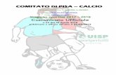 e-mail : Stagione sportiva 2017 2018 Comunicato Ufficiale. n°32 .pdf · Segui il gruppo Walking Footbal su Facebook: ... Balestri Romeo A.C. Bianchi 1 ... Zema Alfredo Arci Garzella