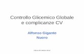 Controllo Glicemico Globale e complicanze CV · 2017-01-16 · Prevenzione e gestione delle complicanze del diabete Standard italiani per la cura del diabete mellito ... complicanze