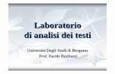 Laboratorio di analisi dei testi - UniBG testi 2007.pdf · di analisi dei testi Università Degli Studi di Bergamo ... film, musica, pittura ecc.) possono essere definite forme simboliche,