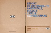  · Elena Alemanno Vice Amministratore Delegato IKEA Italia è con grande orgoglio che presento il Report di sostenibilità ambientale, sociale e delle