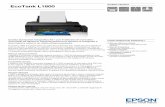 SCHEDA TECNICA EcoTank L1800 - Digigraf · EcoTank L1800 SCHEDA TECNICA Questa stampante fotografica A3+ con 6 serbatoi di inchiostro ricaricabili ad altissima capacità assicura