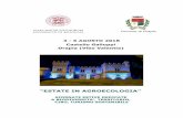 3 - 6 AGOSTO 2018 Castello Galluppi Drapia (Vibo Valentia) · Alessandra Lombini - Università di Bologna Percorso educativo e di gioco sulla biodiversità per i ragazzi 21.00 –