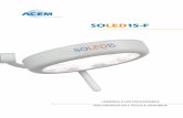 SOLED15 -F · SOLED15-F oltre a garantire una distribuzione omogenea dell’illuminazione, ha la possibilità ... resa molto lineare ed un decadimento delle prestazioni