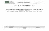 MODELLO DI ORGANIZZAZIONE, GESTIONE E CONTROLLO … · 2017-03-20 · Gazoldo degli Ippoliti Documenti | Italia Alimentari S.p.A. | Compliance 231- Amministrativa COM-02-01-I-00-00