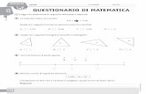 QUESTIONARIO DI MATEMATICA - campus.hubscuola.itcampus.hubscuola.it/.../b2156f4dc643a217b7cf14c76fc68ca7.pdf · 2 Quale tra i seguenti triangoli è isoscele e ... 4 Alice ha scritto