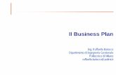 Il Business Plan - beep.metid.polimi.it · Politecnico di Milano . raffaello.balocco@polimi.it . ... per un progetto di estensione del mercato a livello internazionale attraverso