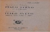 OMAGGJo .r ';,~ ~vvJo ITALO SVEVO - openstarts.units.it · gent », (Paris l° febbraio 1926), ... Il padre d'Italo era già un assi) ... a dodici anni -Italo, ...