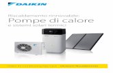Riscaldamento rinnovabile: Pompe di .e sistemi solari termici Daikin Air Conditioning Italy S.p.A