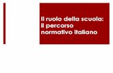 Il ruolo della scuola: il percorso normativo italianoesclusione all... · scienza mediche e psicologiche nel settore dell’età evolutiva, Soprattutto nell’area diagnostica, della