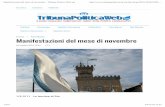 Manifestazioni del mese di novembre - Tribuna Politica Web · il Casinò di San Pellegrino Terme, il chiosco Ribaudo a Palermo, la Villa Ruggeri sul lungomare di Pesaro, le scalinate