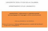 DIPARTIMENTO STUDI UMANISTICI Corso AGGIUNTIVO …sfp.unical.it/modulistica/III LEZIONE_DSL.pdf · sviluppo morfosintattico, sviluppo semantico) CHE RICONOSCE UNA CAUSA ORGANICA.