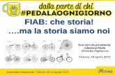 FIAB: che storia! · migliorare la mobilità ciclistica nel territorio regionale Zone 30 più sicurezza. Progetto per la regione Lazio con l’obiettivo di creare zone 30 in ambito