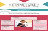 The Speaking Moment · Non ti sentirai più senza parole o "invisibile ... parlare durante situazioni a medio e alto indice di stress, come ... standardizzate sul parlare in pubblico