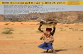 ONG BAMBINI NEL DESERTO ONLUS - Open cooperazione · Suddiviso in 5 istituti di credito : Italia – Ciad – Mali ... Data approvazione bilancio 19.04.2014 Presenza di ... Maroc