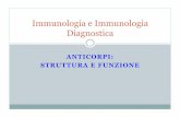 Immunologia e Immunologia Diagnostica - DidatticaWEBdidattica.uniroma2.it/assets/uploads/corsi/145512M2154/2-Anticorpi.pdf · immunità cellulare Immunologia e Immunologia Diagnostica