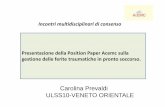 Carolina Prevaldi ULSS10-VENETO ORIENTALE - acemc.it · Il metodo DELPHI Delphi is a qualitative survey methodology, it is iterative and based on inputs provided by selected experts
