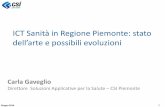 ICT Sanità in Regione Piemonte: stato dell’arte e ... · linee di intervento per il SISR. Aprile 2014 5Consolidato del SSR. ... Legge 23 giugno 2011, n. 118 e smi e DM 1 marzo