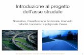 Introduzione al progetto dell’asse stradalepeople.unica.it/francescamaltinti/files/2012/04/Introduzione-al-p... · Norme funzionali e geometriche per la costruzione delle strade