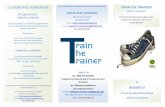 train the trainer - massarosalvatore.it the... · formazione o che intendono approcciarsi a lavorare nella formazione. OBIETTIVI Fornire strumenti pratici per la costruzione di una