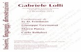 Gabriele Lolli azioni - .azioni Una giornata di studio in onore di Gabriele Lolli Accademia delle