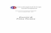 Esercizi di Fisica Tecnica - varani.infovarani.info/downloads/esercizi-1.pdf · Esercizi di Fisica Tecnica . 1) ... Il diagramma di stato di una sostanza pura sul piano P-T è il