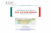 Ufficio di Lubiana SLOVENIA Sezione per la promozione ... · Sezione per la promozione degli scambi dell'Ambasciata d'Italia NEWSLETTER SLOVENIA Settembre 2017 CONTATTI ... Nel primo
