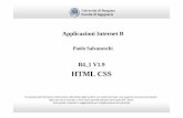 B4 1 HTML CSS V19 - unibg.it fileUniversità di Bergamo Facoltà di Ingegneria Il contenuto del documento è liberamente utilizzabile dagli studenti, per studio personale e per supporto