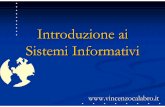 I Sistemi Informativi - vincenzocalabro.it · C. Batini, G. Santucci (a cura di), Sistemi Informativi per la PA: Metodologie e Tecnologie , SSPA, 2000, in linea sul sito > Pubblicazioni-