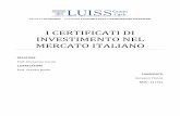 I CERTIFICATI DI INVESTIMENTO NEL MERCATO ITALIANO · Il trattamento fiscale dei certificati ...