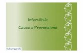 Infertilità: Cause e Prevenzione - sismer.it · Cercare metodi per ridurre lo stress che potrebbe influire sulle probabilità di concepimento Tenere monitorato il ciclo mestruale.