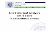 Life Cycle Cost Analysis per le opere in calcestruzzo armato LCCA_Albani.pdf · sezione resistente delle armature accompagnata dalla ... superamento dello SLU ... in termini di resistenza