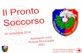 Croce Rossa Italiana - ANC Sez. Modena soccorso.pdf · Croce Rossa Italiana Comitato Locale di Rubiera ... Dipende dai parametri vitali, se c’è Urgenza c’è Gravità. Es. Emorragia