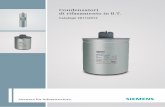 Condensatori - Siemens Global Website · isolati in gas (N2), rispondenti alle normative IEC 70 - EN 60831-1, ... Q2 è la nuova potenza del condensatore alimentato a 400 V Qcn è