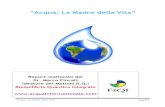 “Acqua: La Madre della Vita” - metodorqi.com · tipi d'acqua: l’acqua di rubinetto di diverse città del mondo e quella proveniente da sorgenti, laghi, paludi, ghiacciai di