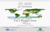 spazionutrizione · l’insostituibile ruolo di piattaforma di business, ne fa una manifestazione di superiore ... LA PROFESSIONE DEL BIOLOGO Moderatore: Luca Menunni (Giornalista)