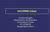 Unix/GNU-Linux - di.unito.itbaroglio/bioinfo/aa0304/slide_intro.pdf · Dipartimento di Informatica Università di Torino 011-6706703 baroglio@di.unito.it. ... nasconde le complicazioni